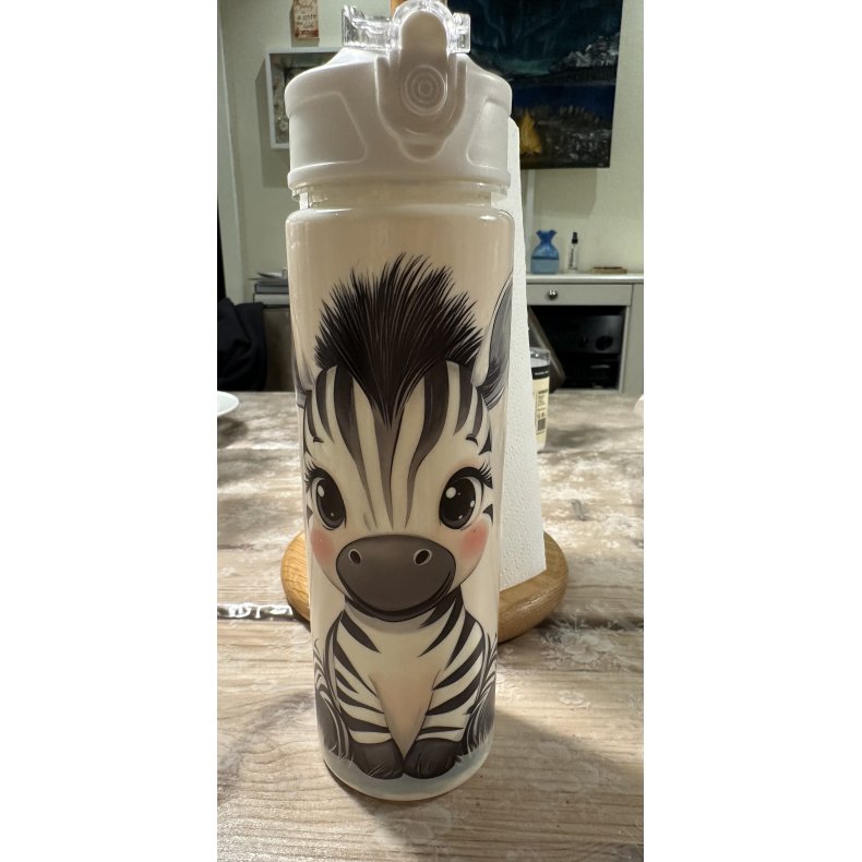Drikkedunk med Baby Zebra