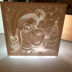 Flotte Jule lysskilte med fjernbetjening