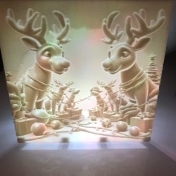 Flotte Jule lysskilte med fjernbetjening