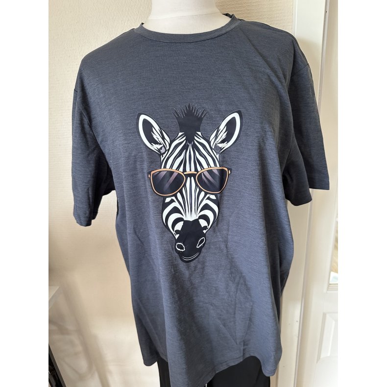 Sej herre T-Shirt m Zebra XL