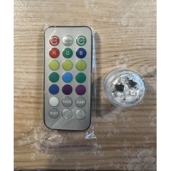 Flotte Jule lysskilte med fjernbetjening