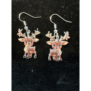 S�de jule �reringe med baby rensdyr